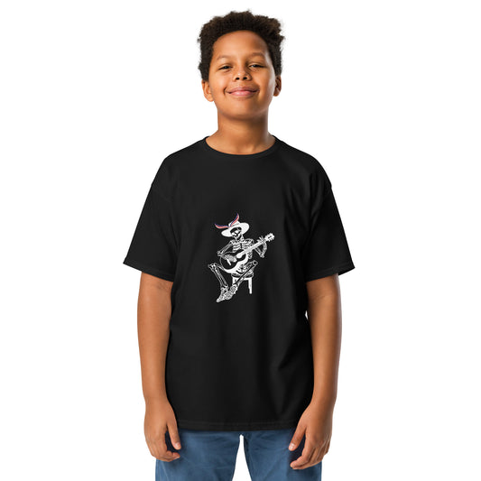 Country Music Skeleton Youth T-shirt