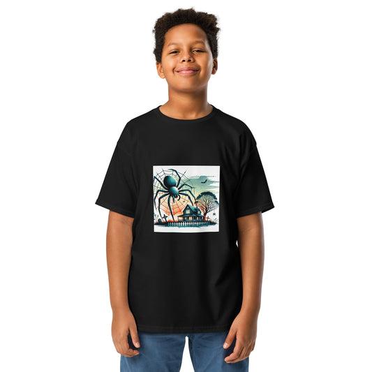 Halloween Giant Spider Youth T-shirt