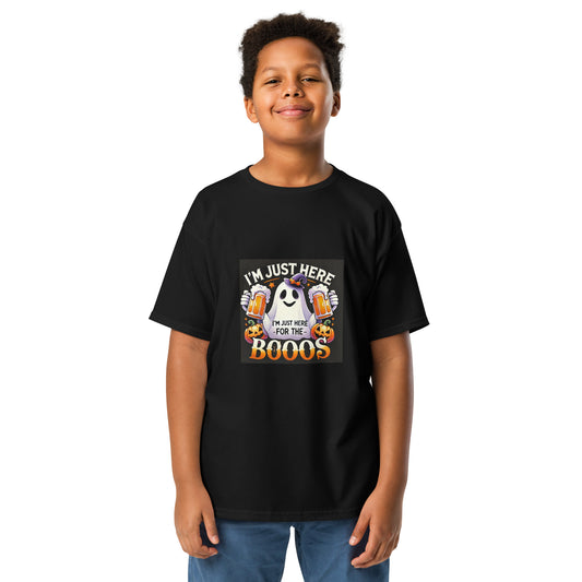 I am just here for the Boos Youth T-shirt
