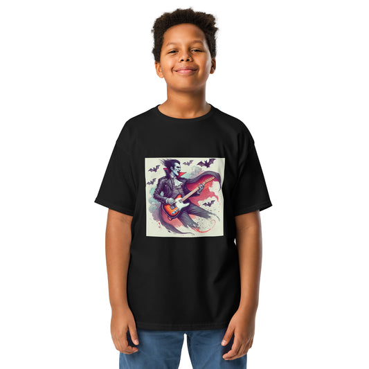 Rockula Dracula with Bats Youth T-shirt