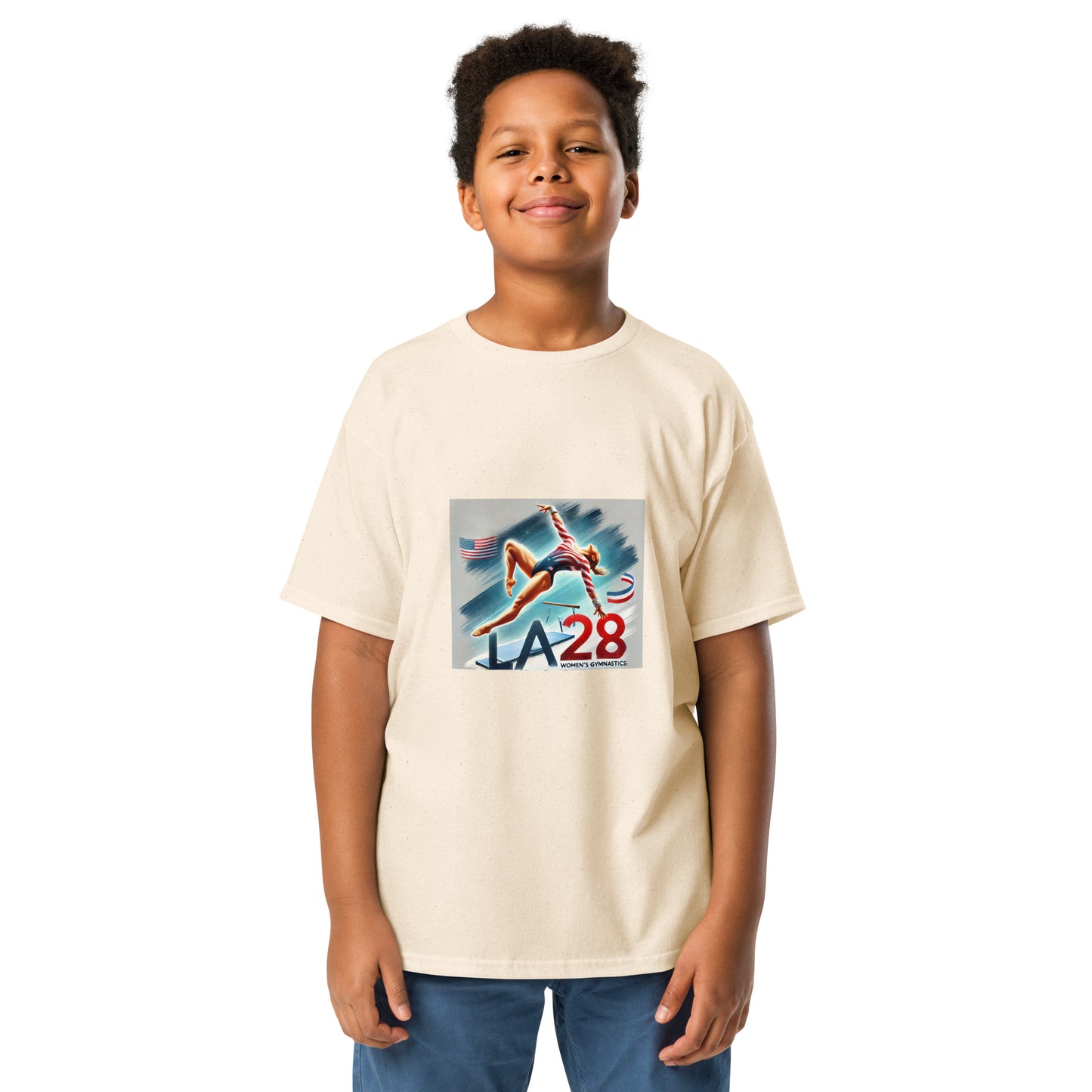LA28 - Women's Gymnastics Floor Youth T-shirt