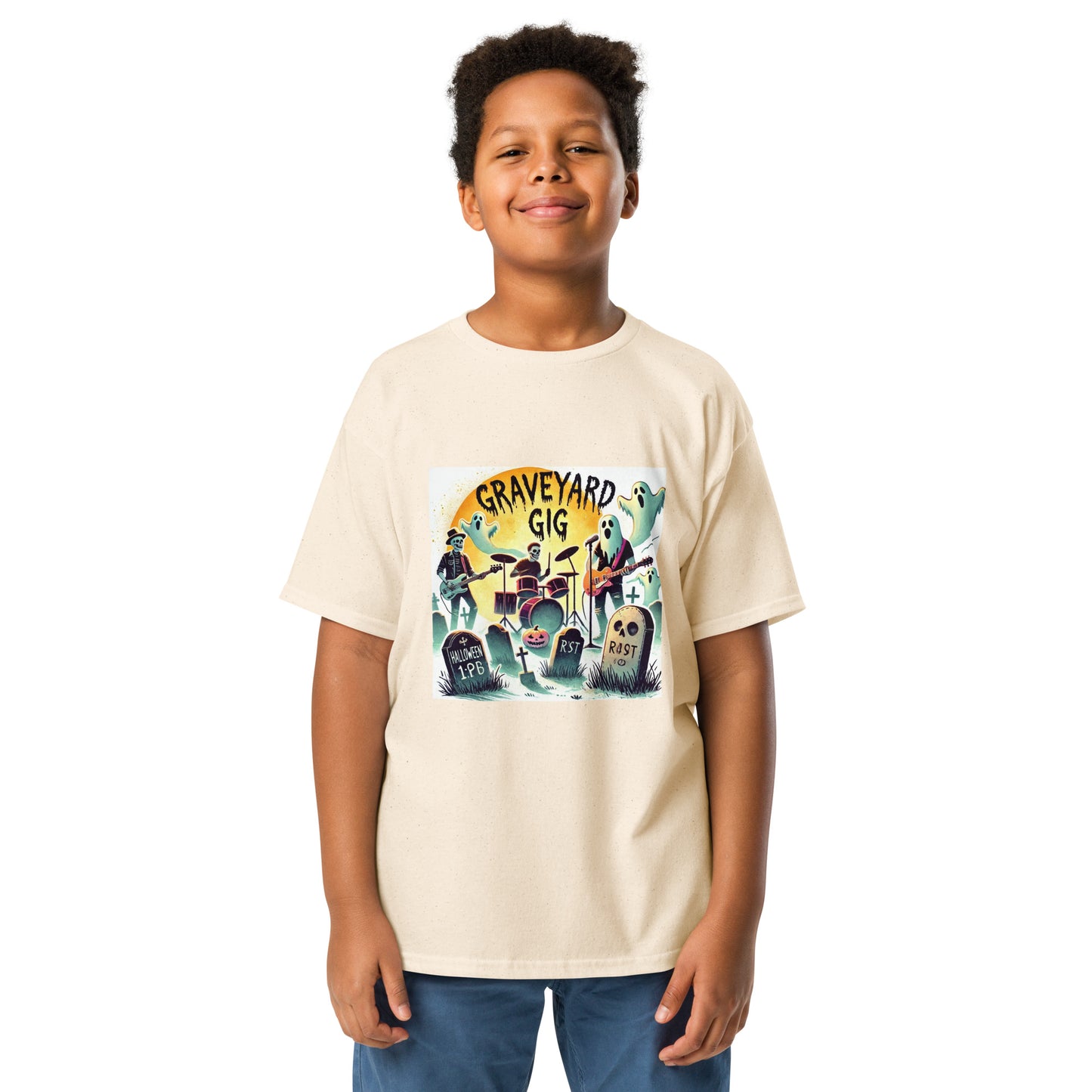 Ghosts and Tombstones Youth T-shirt