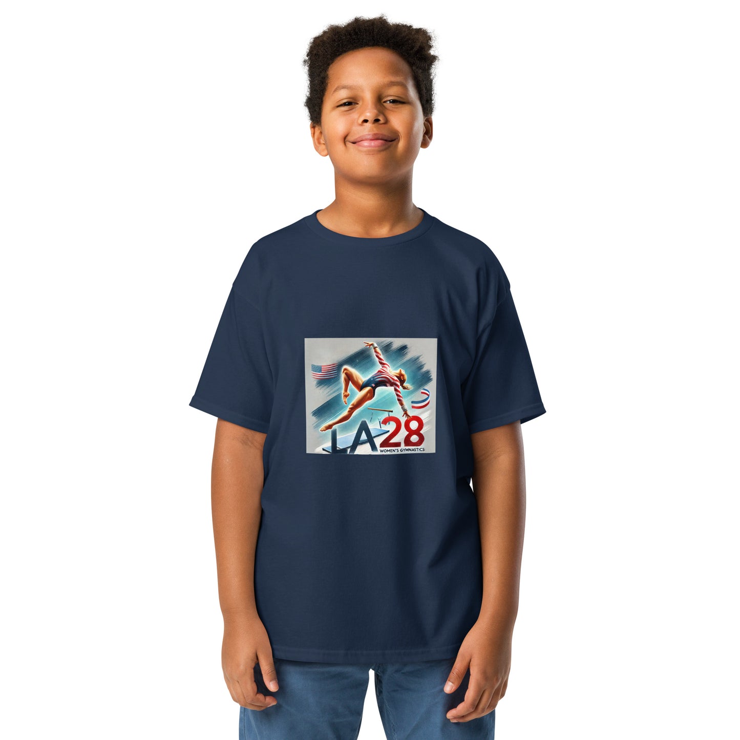 LA28 - Women's Gymnastics Floor Youth T-shirt