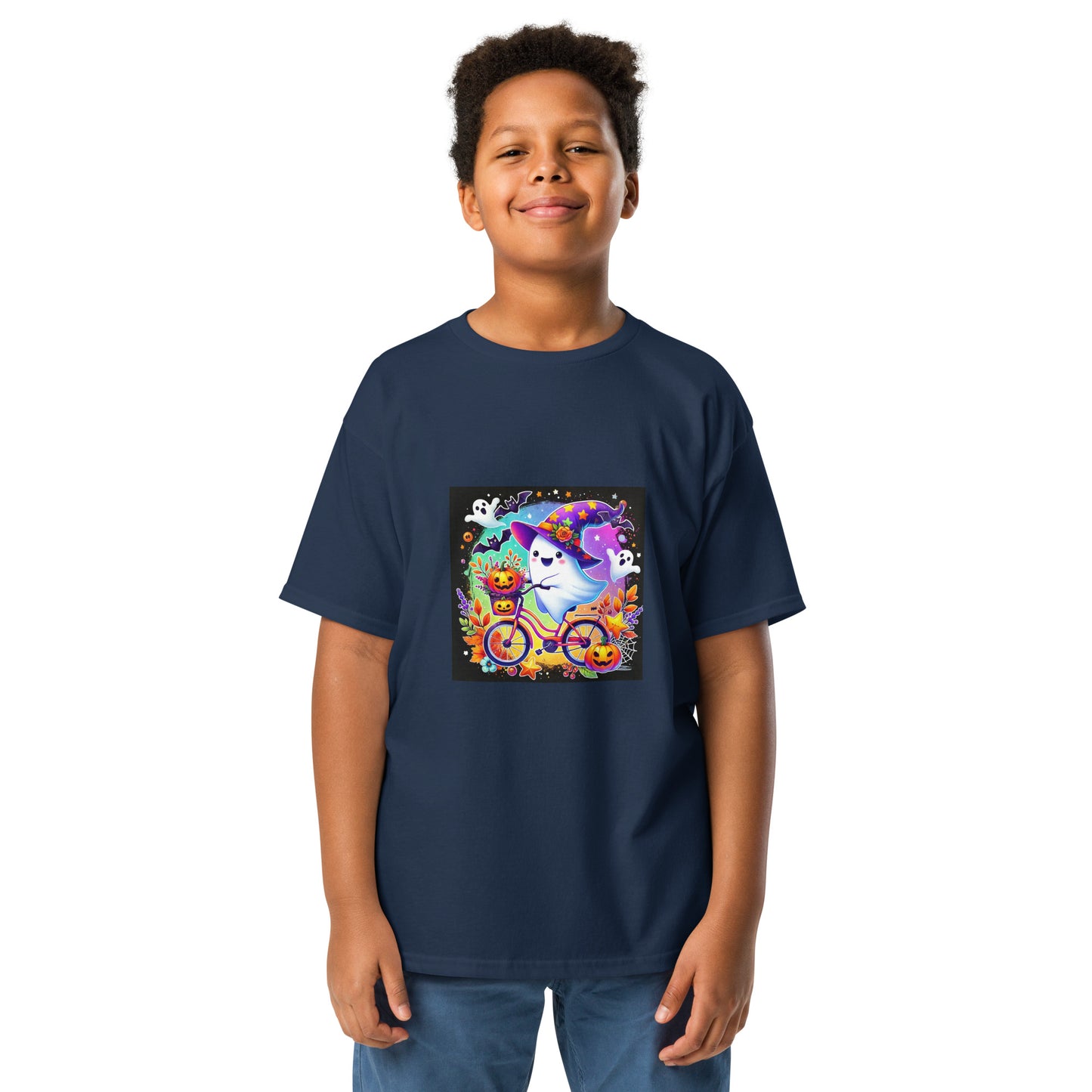 Cute Halloween Ghost Youth T-shirt