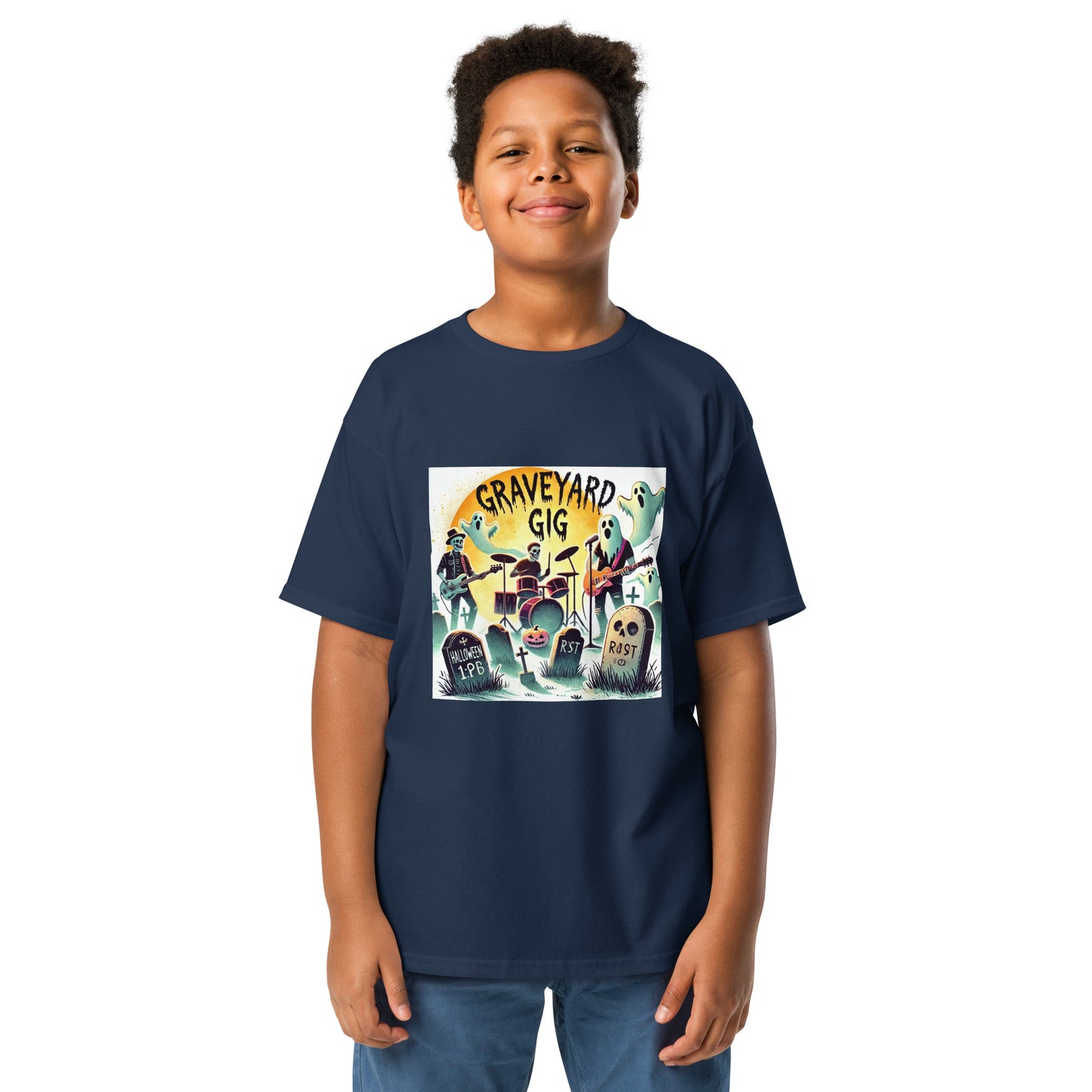 Ghosts and Tombstones Youth T-shirt