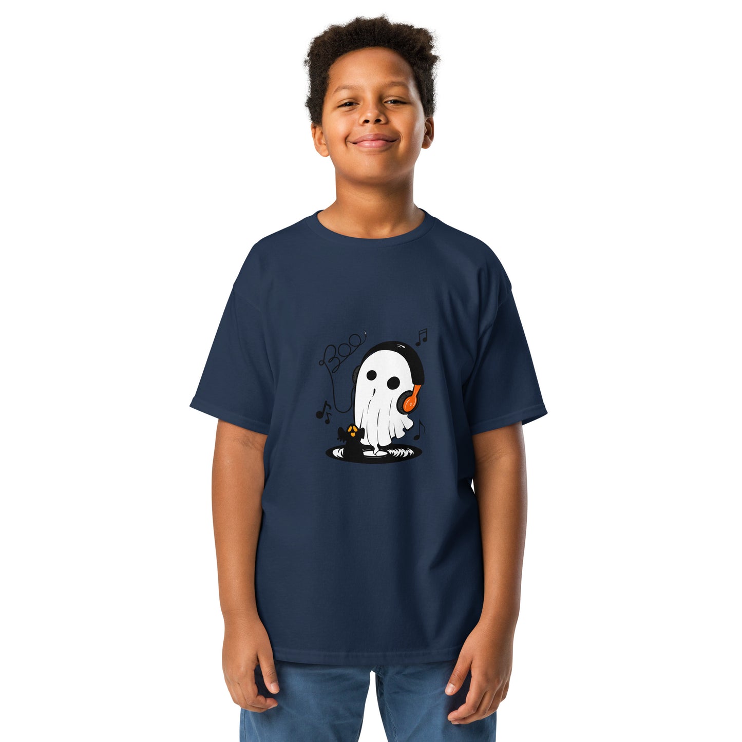 Ghosts with Headset Youth T-shirt