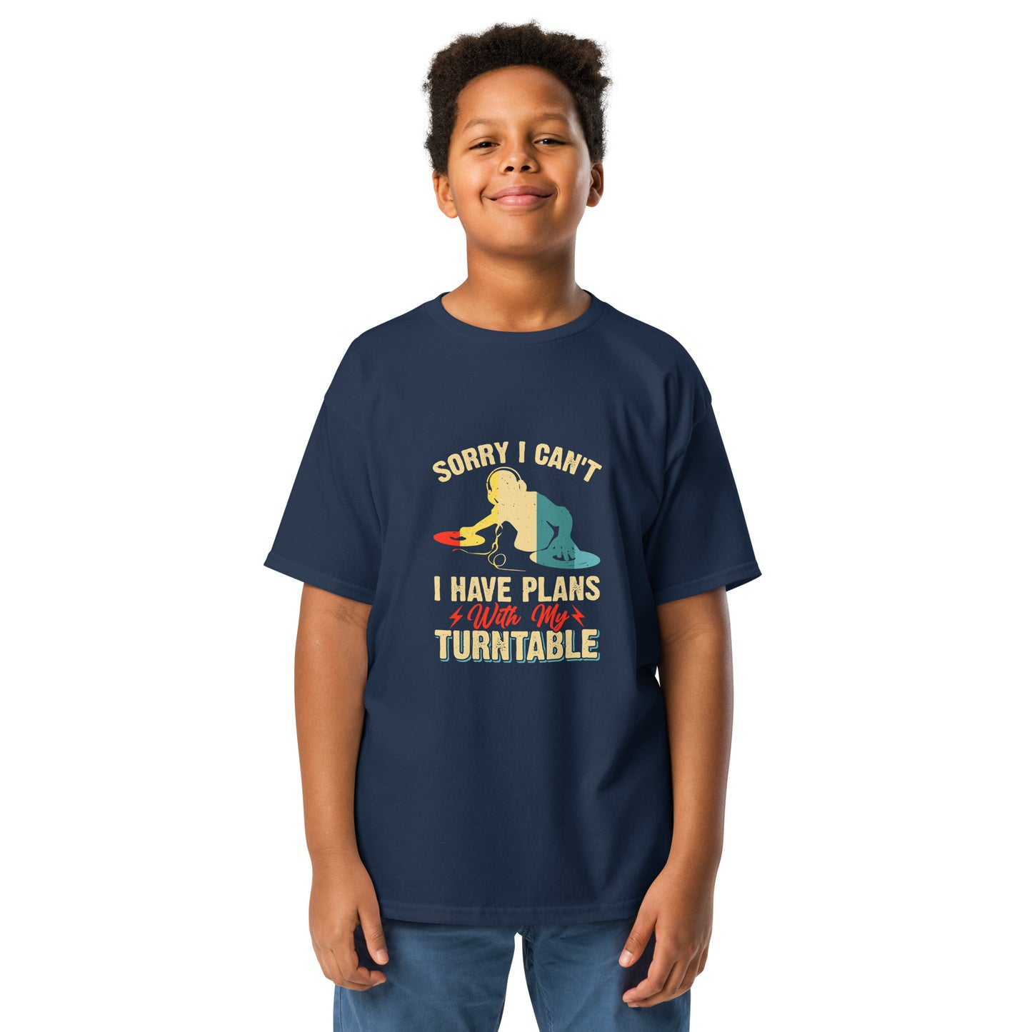 Sorry I Can't, I Have Plans With My Turntable Youth T-shirt