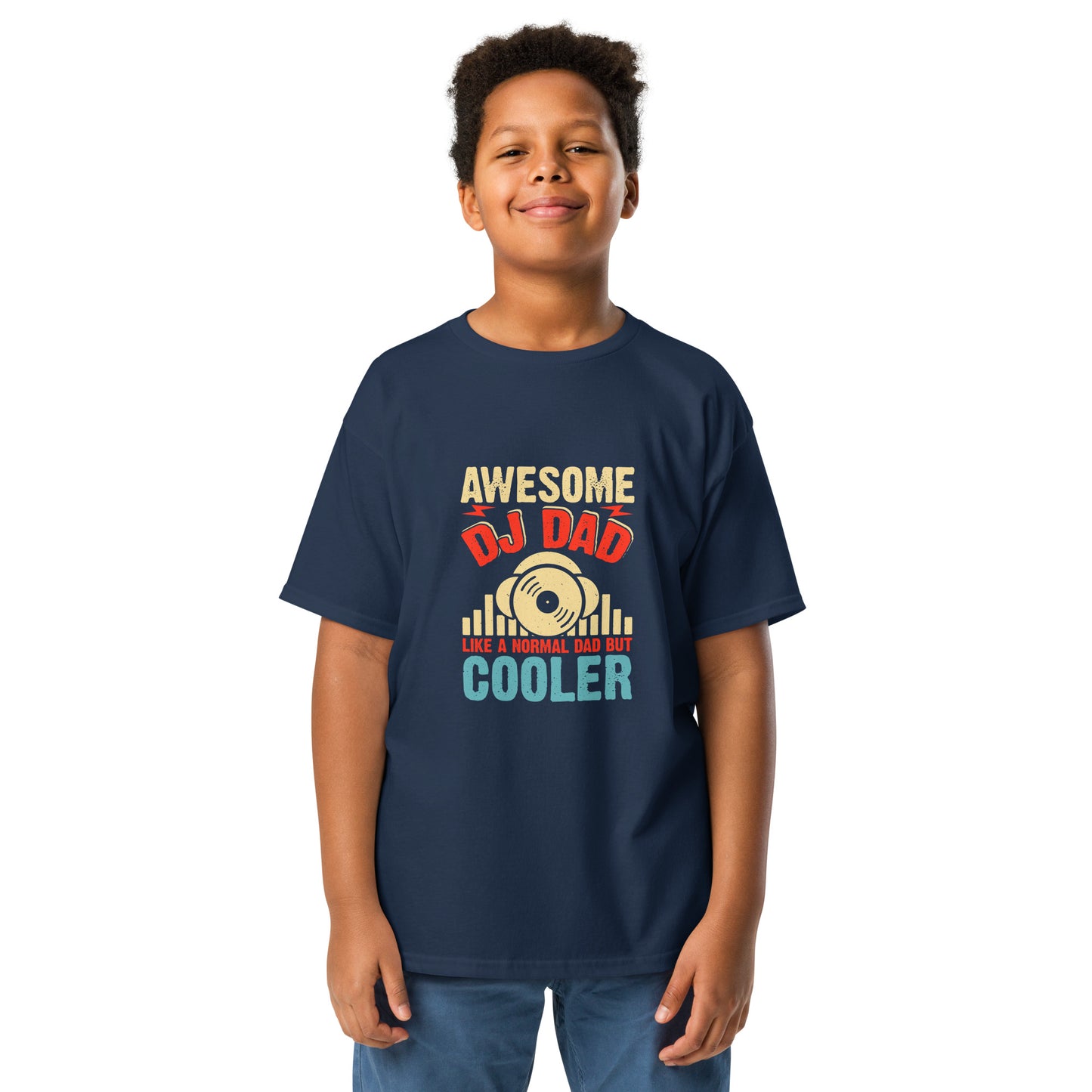 Awesome DJ Dad, Like A Normal Dad But Cooler Youth T-shirt