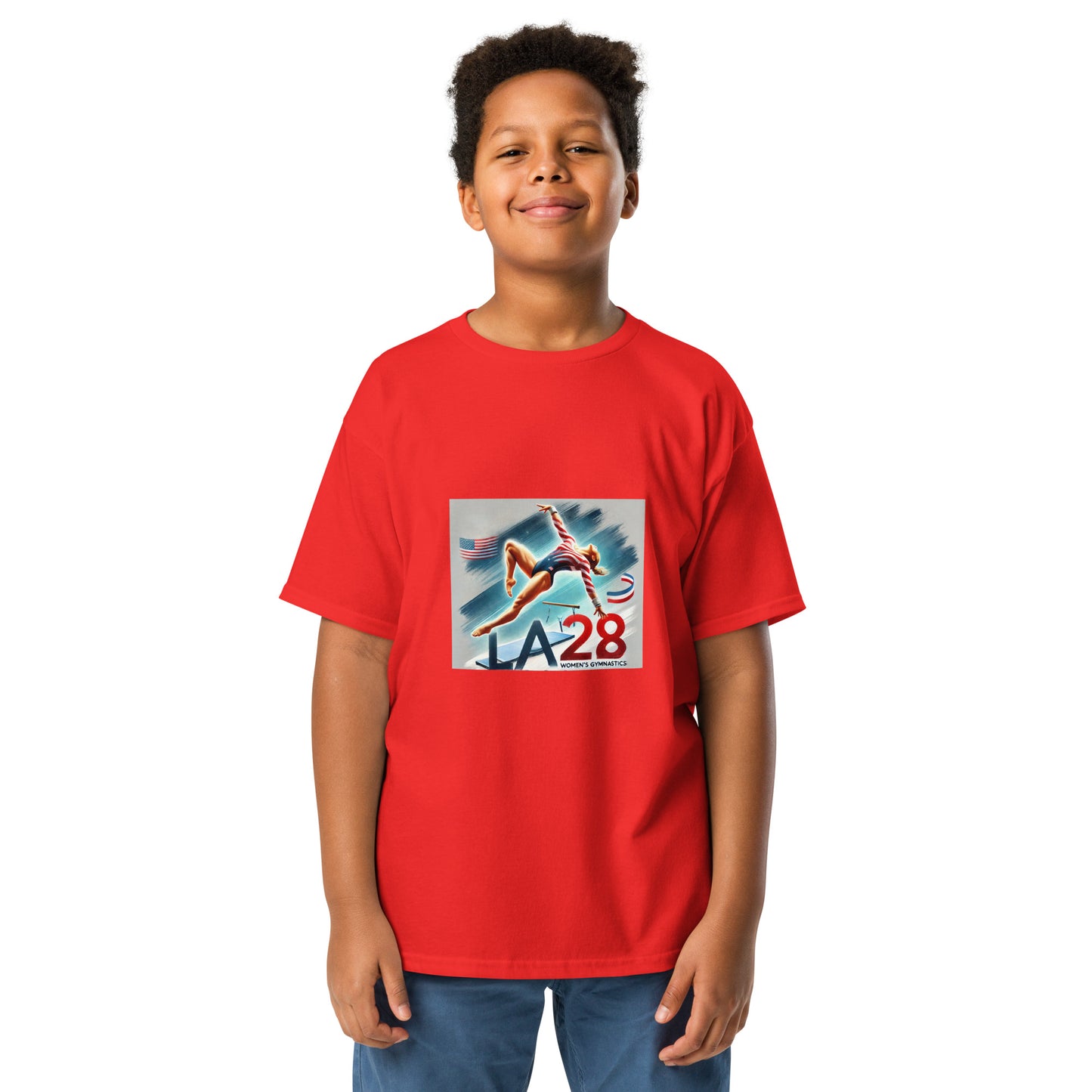 LA28 - Women's Gymnastics Floor Youth T-shirt
