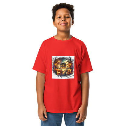 Halloween Scary House Youth T-shirt