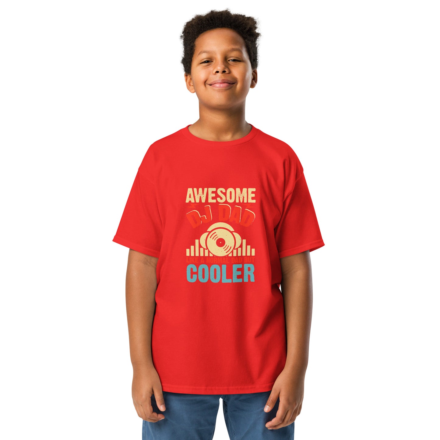 Awesome DJ Dad, Like A Normal Dad But Cooler Youth T-shirt