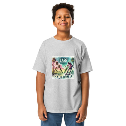 LA28 Skateboarding | Surrealistic Watercolor Design Youth T-shirt