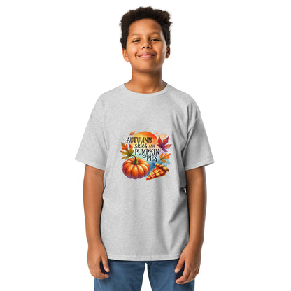 Autumn Skies and Pumpkin Pies Youth T-shirt