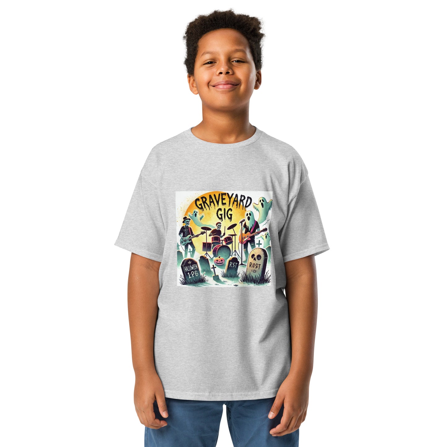 Ghosts and Tombstones Youth T-shirt
