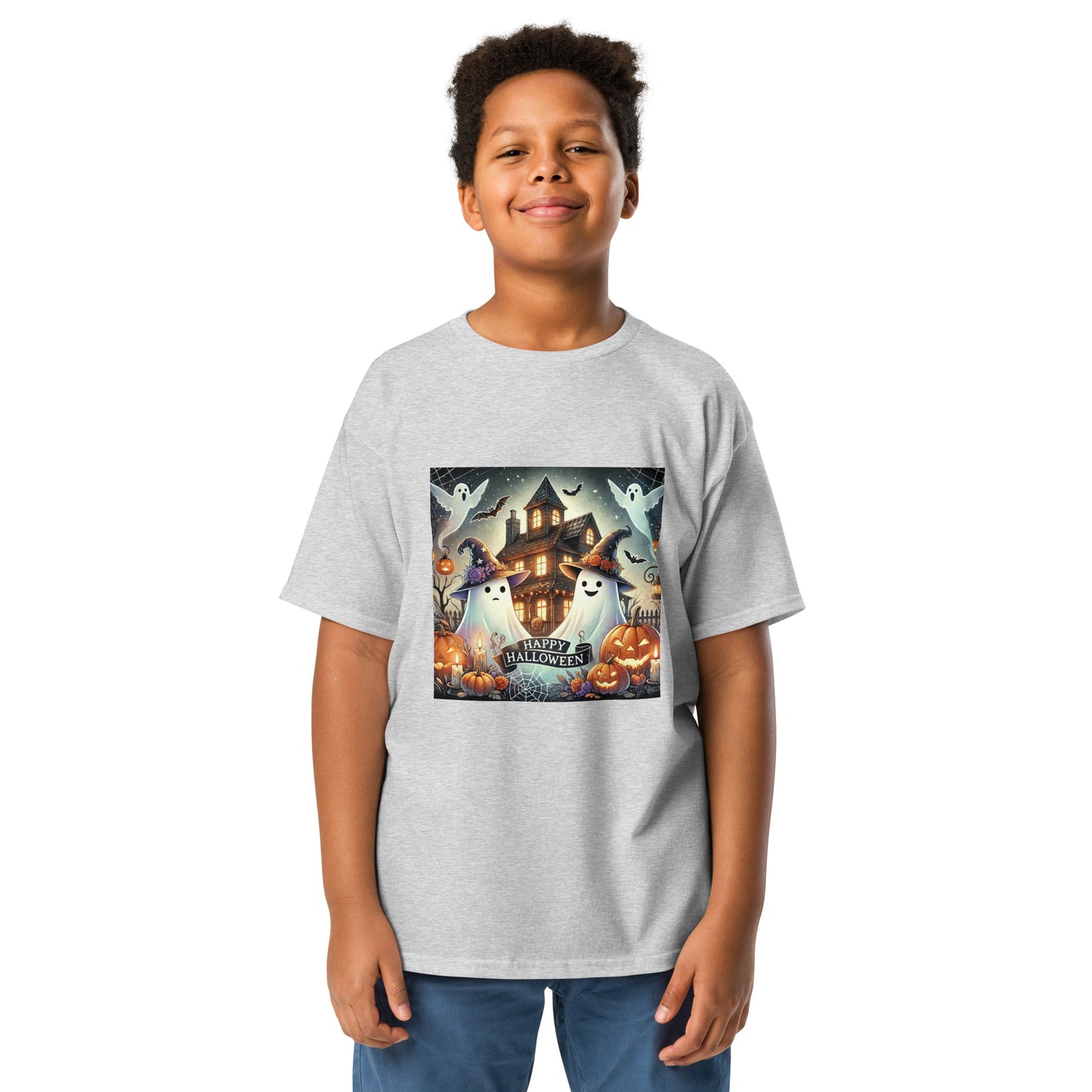Halloween Spooky Ghosts Youth T-shirt