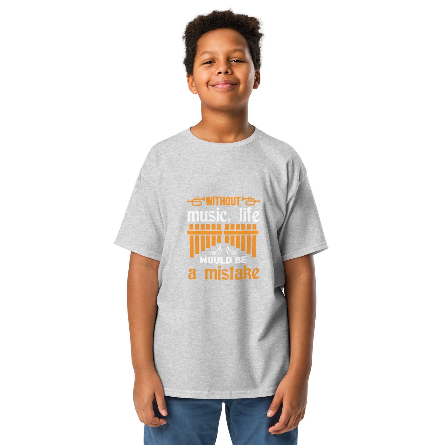 Without Music, Life Would Be A Mistake Youth T-shirt